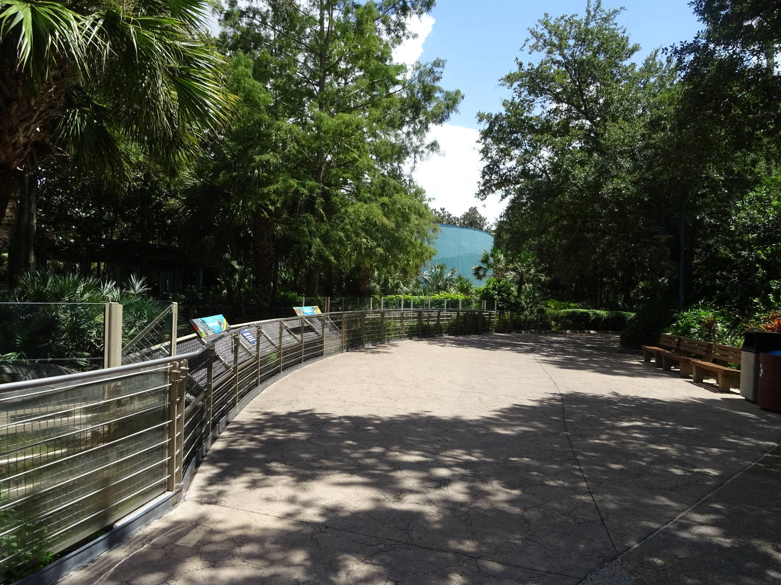 View Towards Alligator Exhibit at SeaWorld Orlando