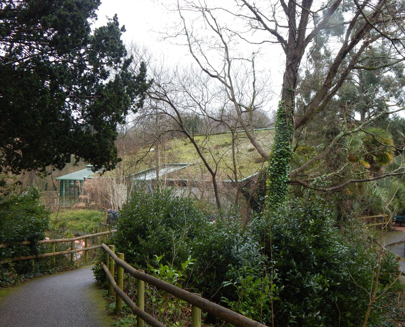 View towards entrance building 050224