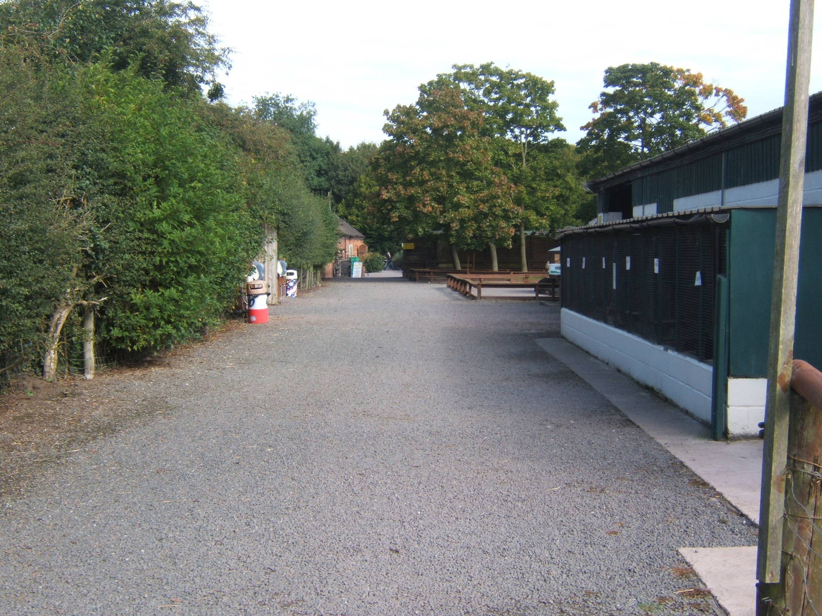 View towards entrance