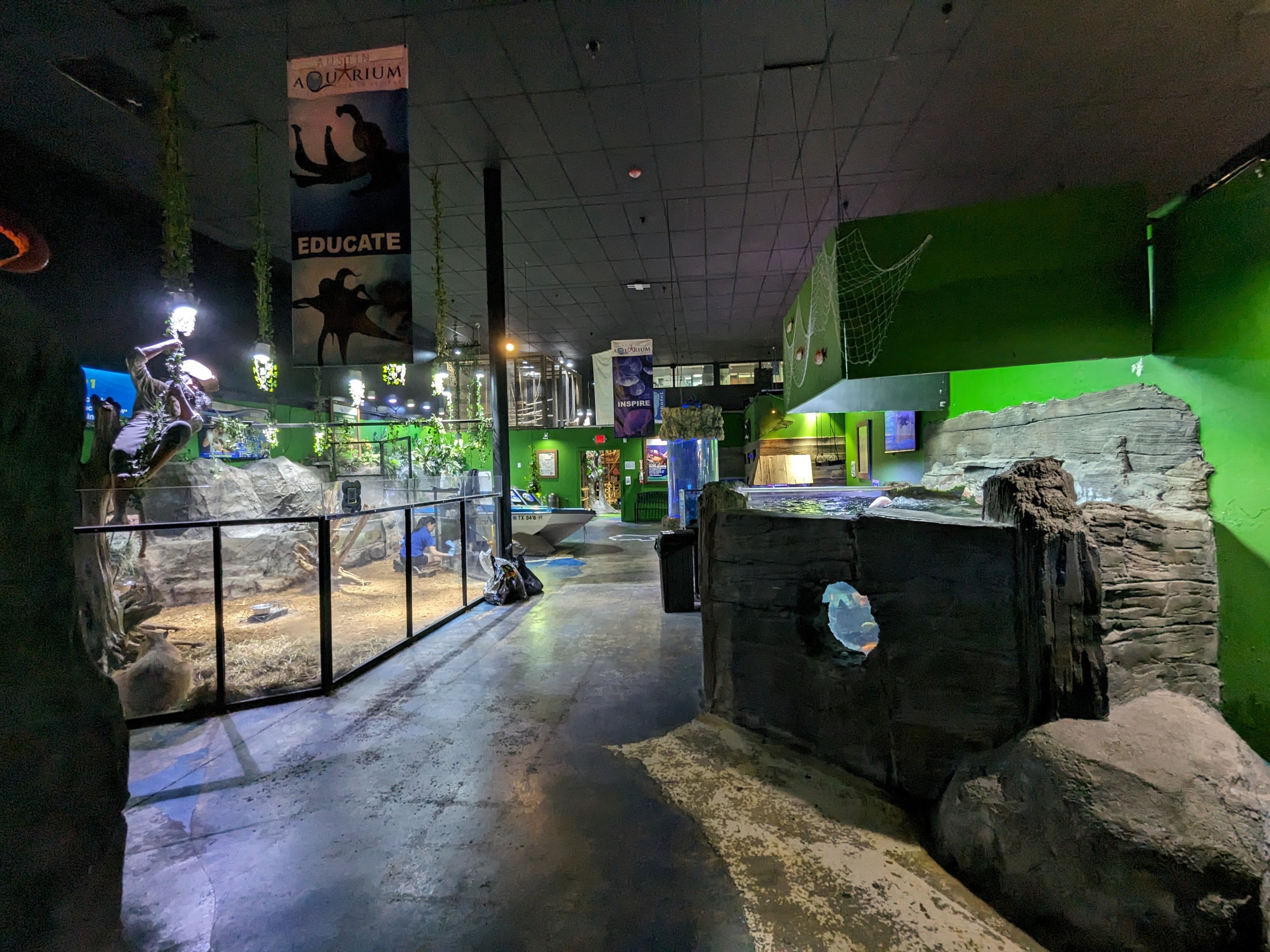 View towards entrance.