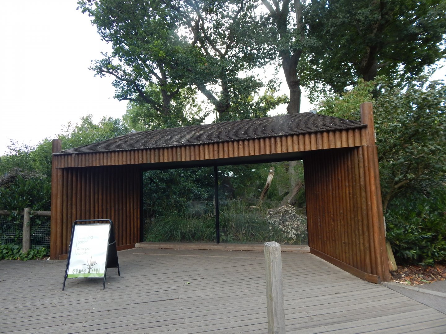 View towards future Nepalese red panda exhibit 150725