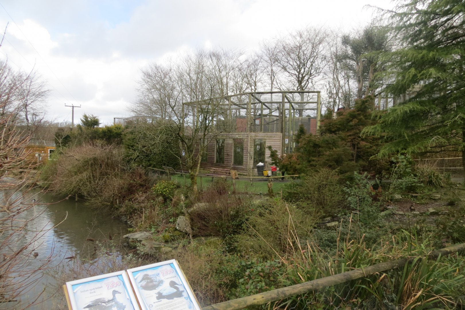 View towards gibbon enclosure 040319