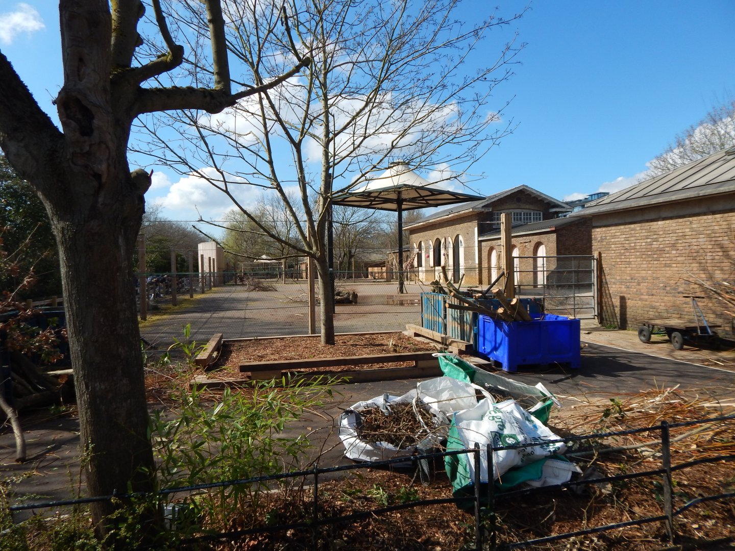 View towards giraffe enclosure 180322