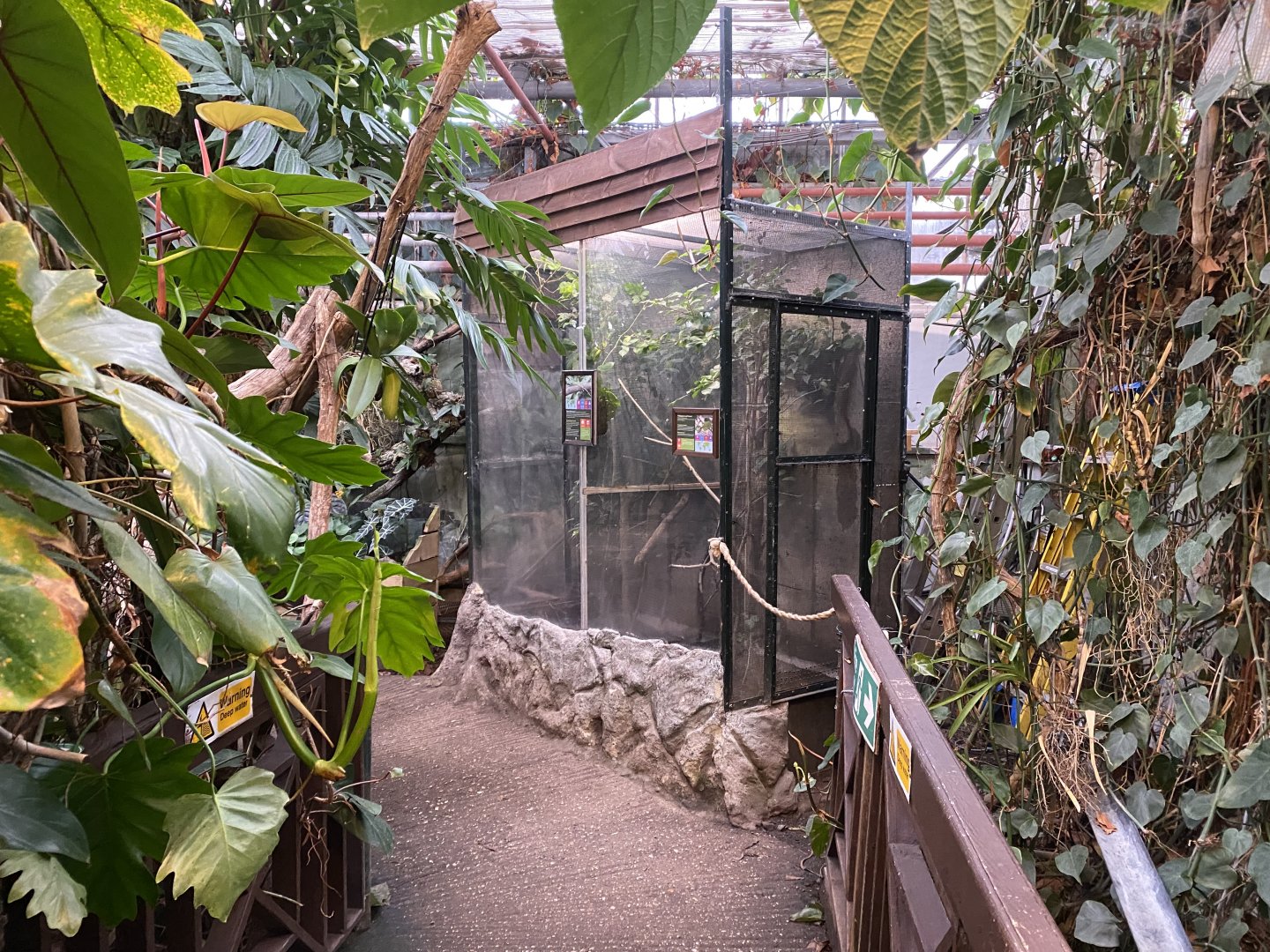 View towards invert exhibits 050924