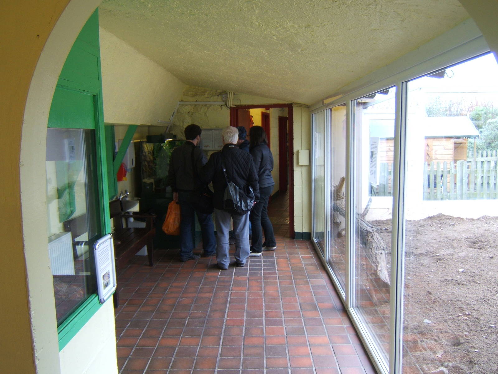 View towards invert room