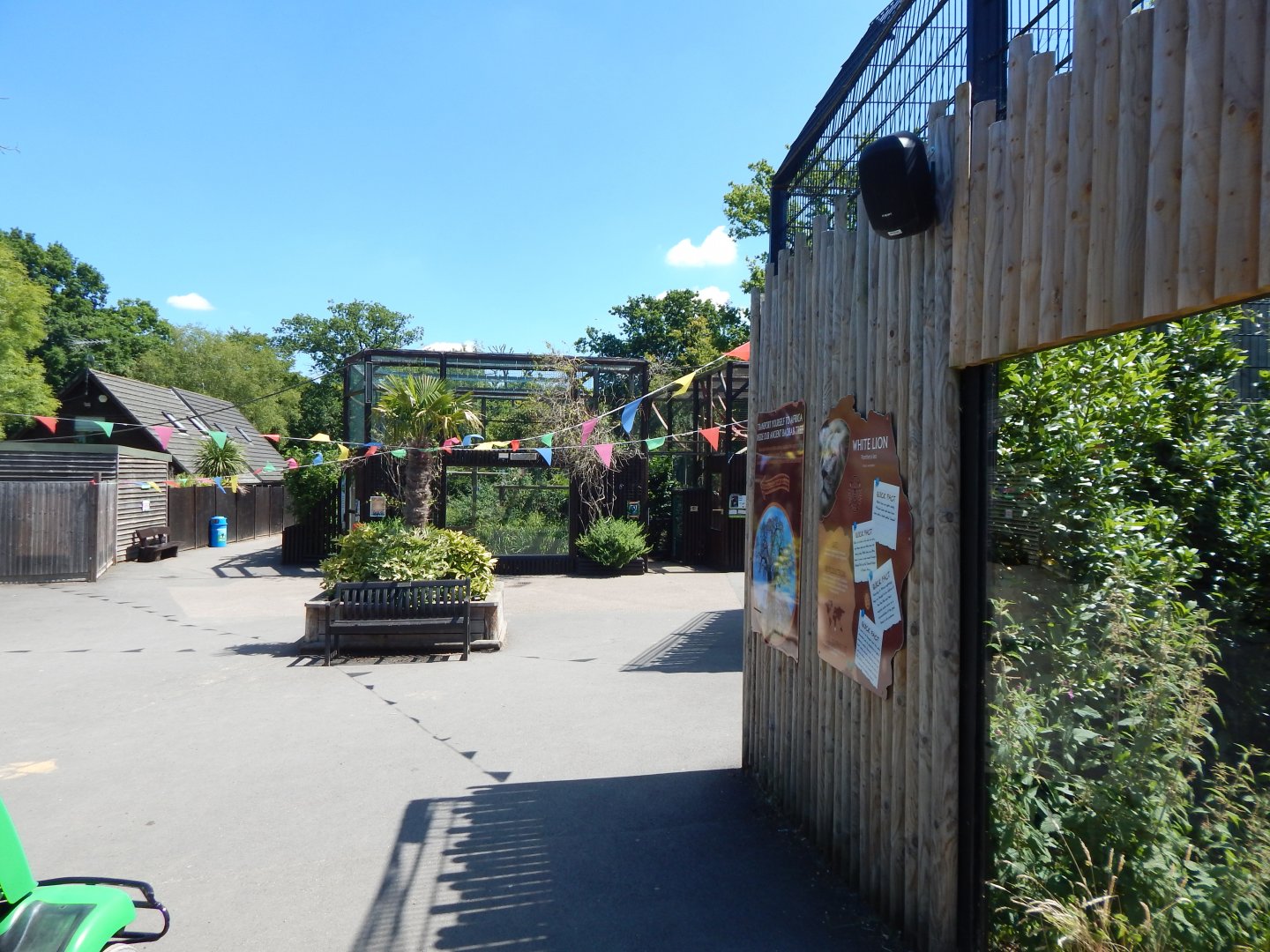 View towards lemur enclosures 100722
