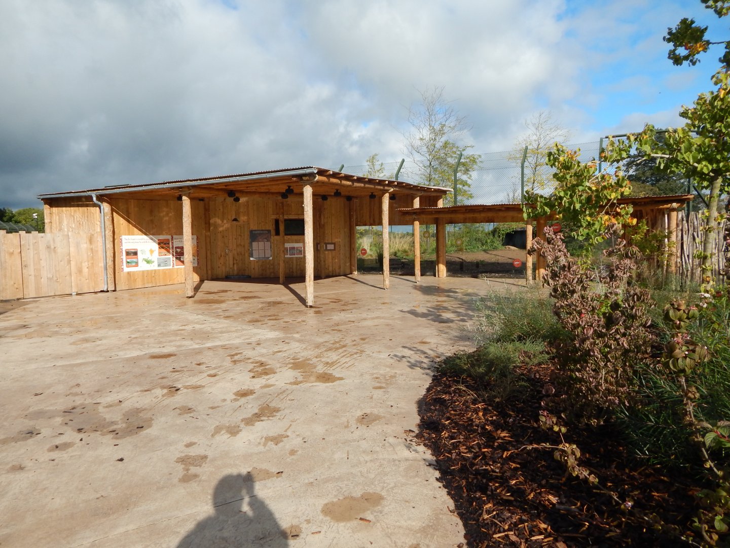 View towards lion enclosure 081020