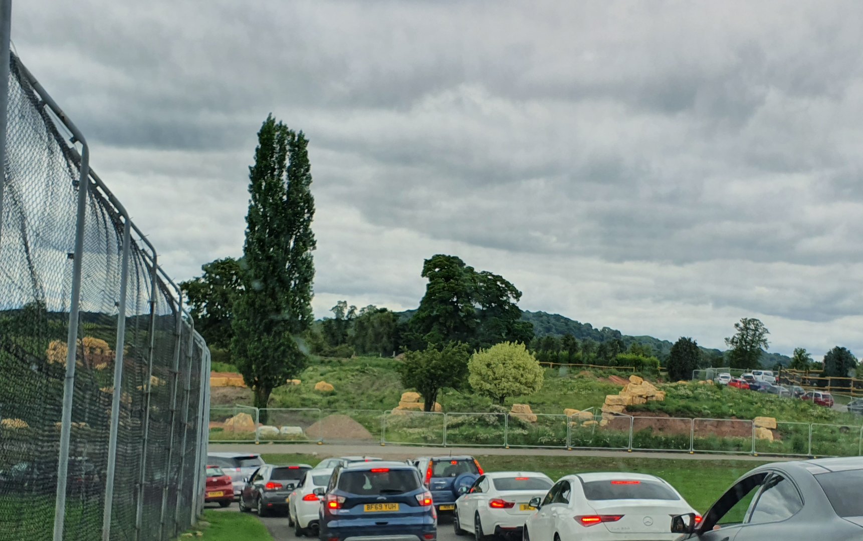View towards new elephant exhibit