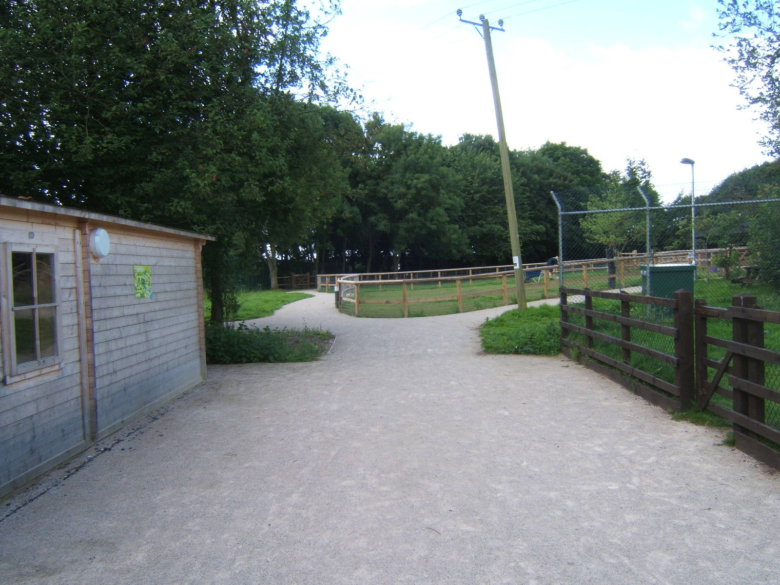 View towards new extension
