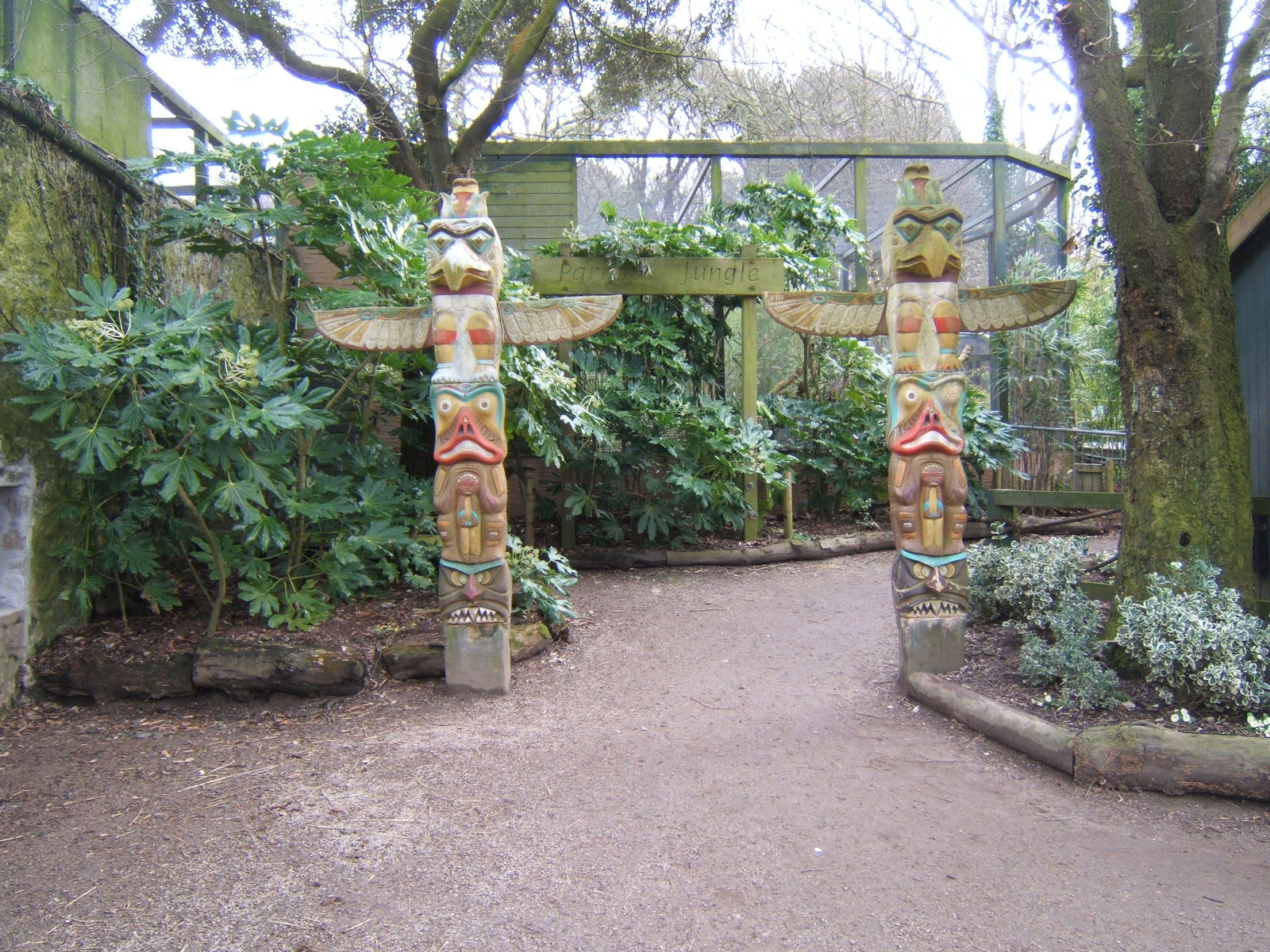 View towards Parrot and Bird of Prey Avairys