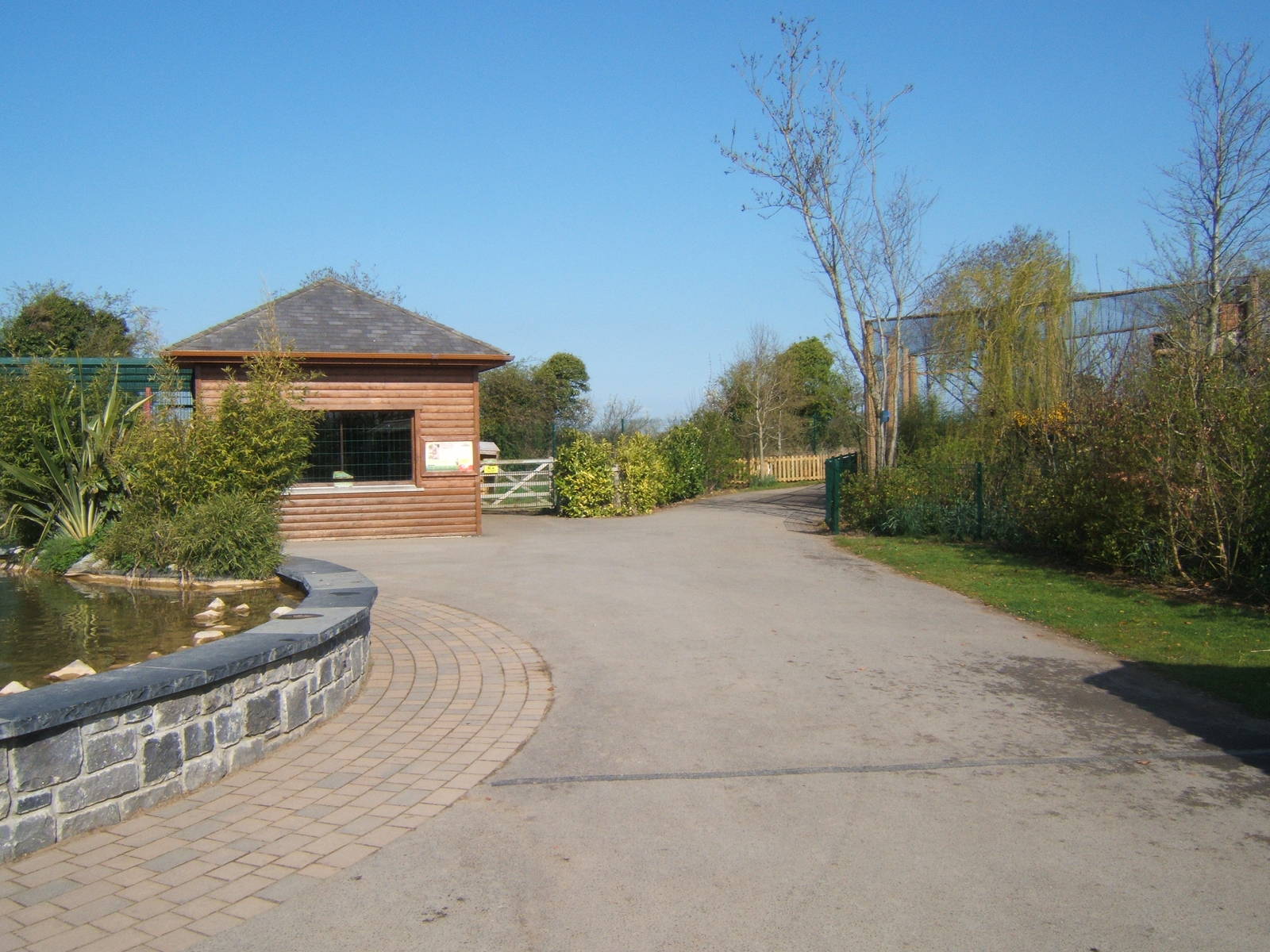 View towards Puma enclosure