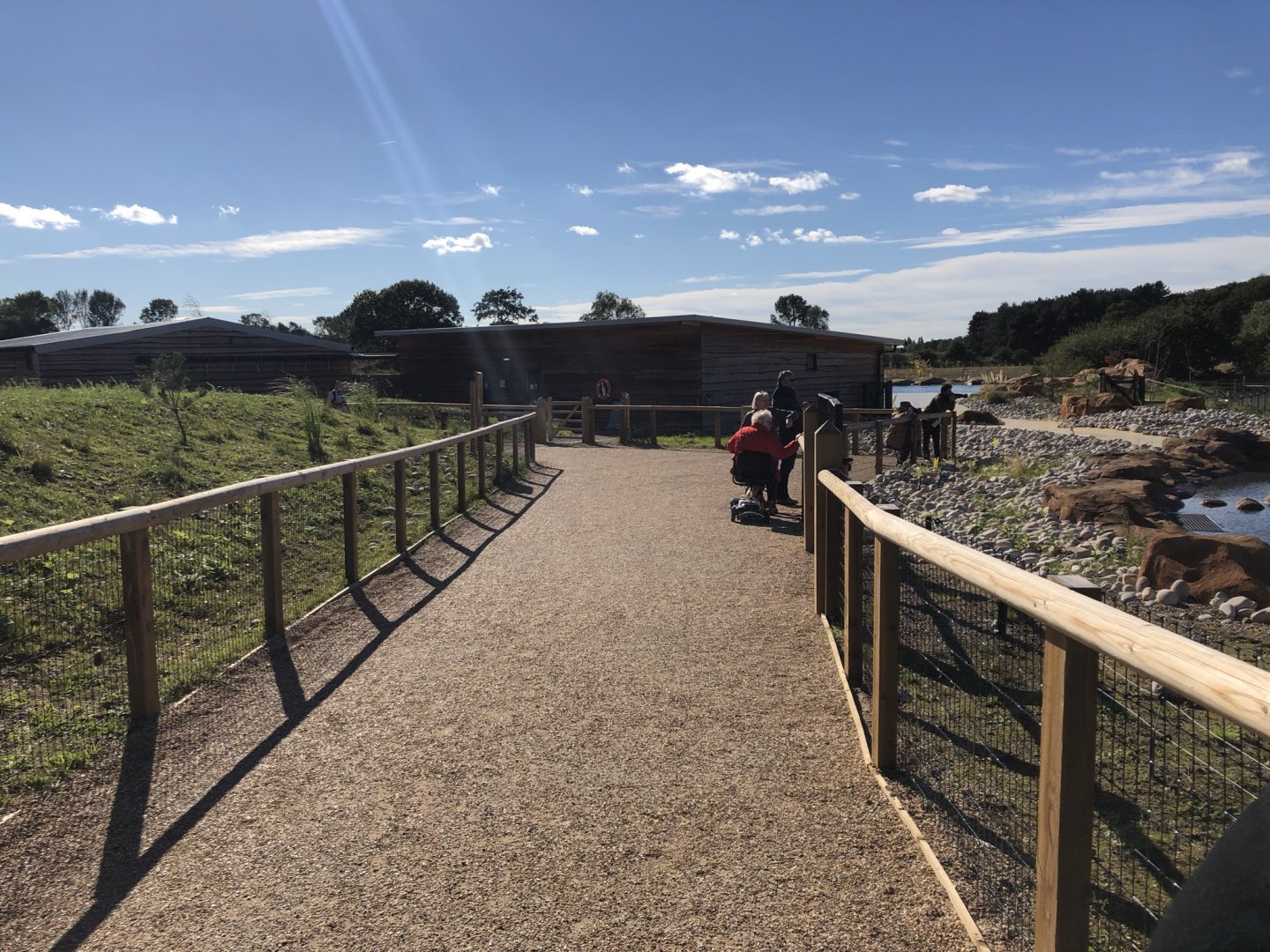 View Towards Sea Lion Housing at Yorkshire Wildlife Park (October 2021)