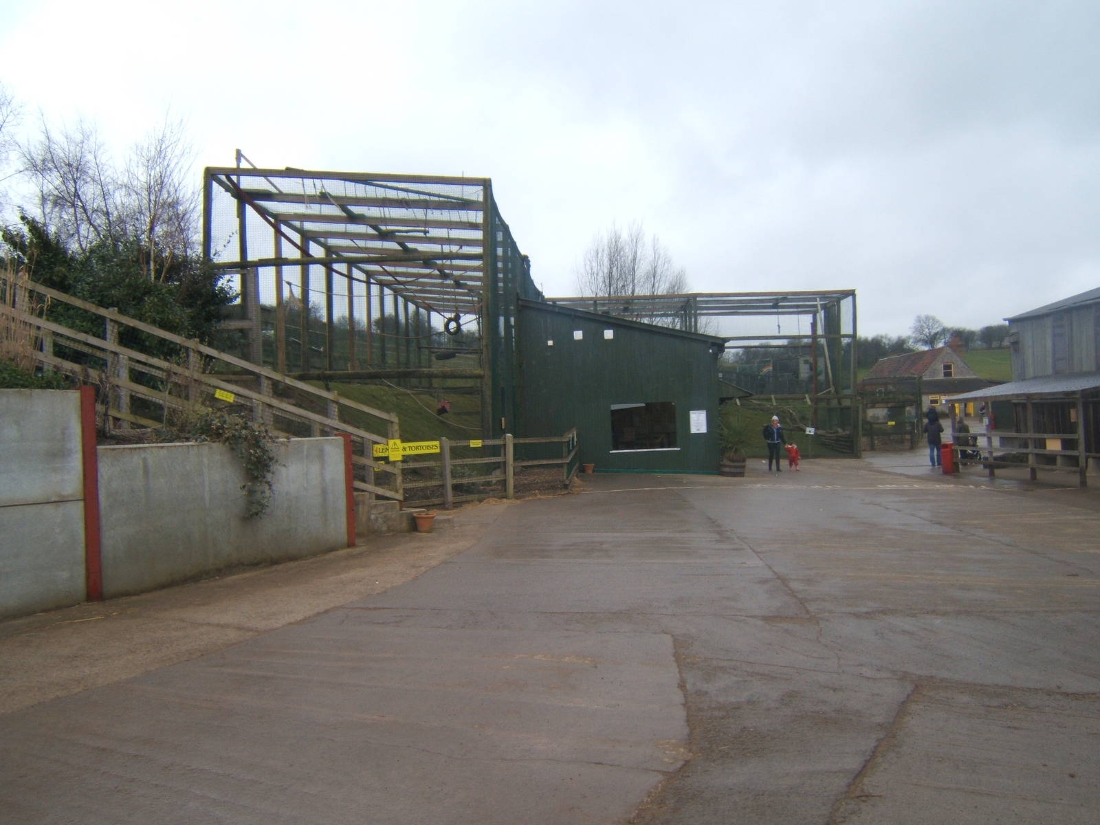 View towards Siamang House and enclosure
