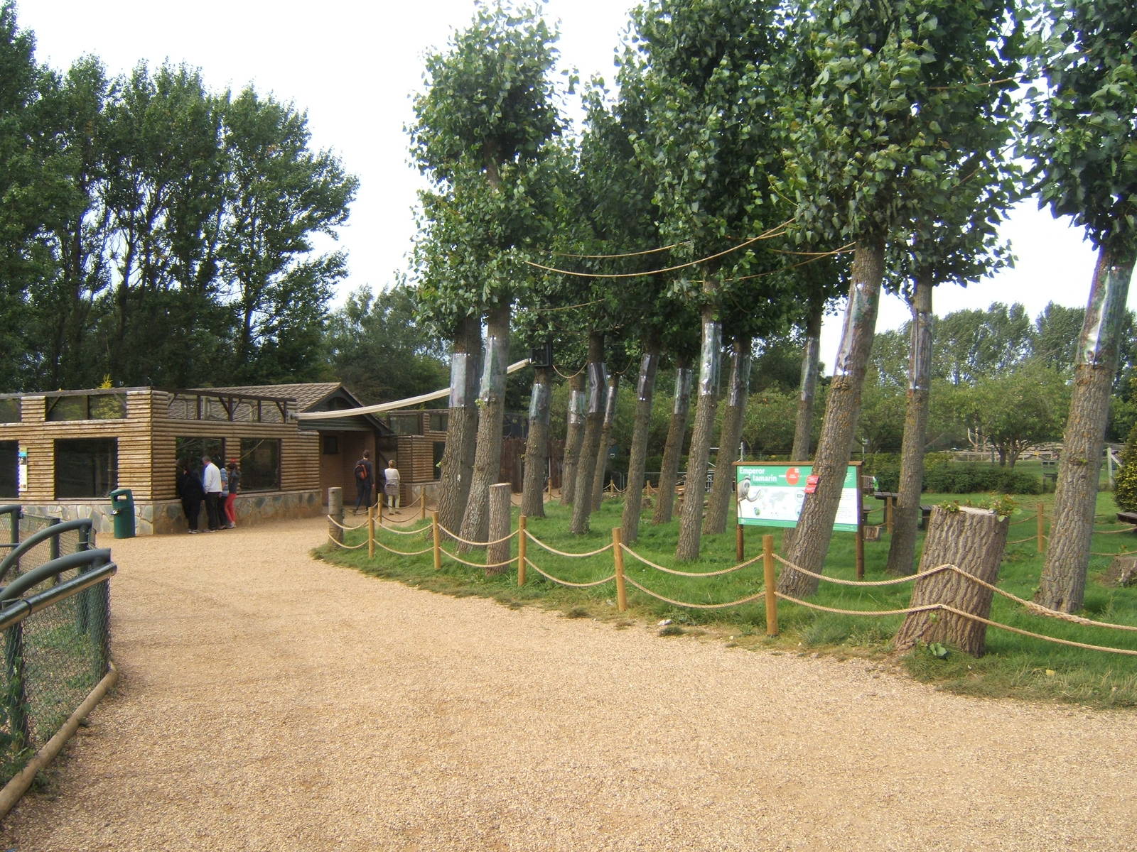 View towards Small Primate House