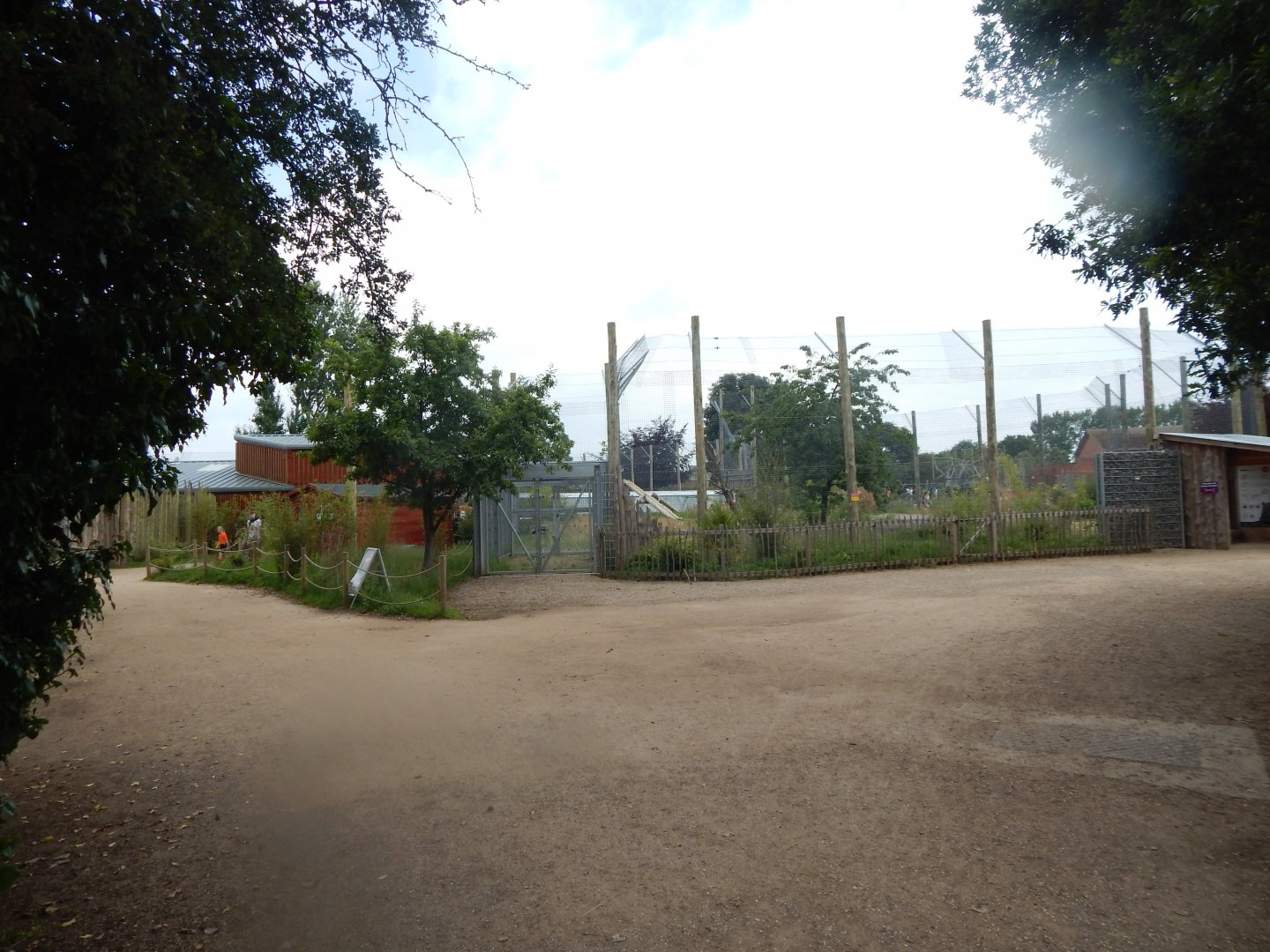 View towards Sumatran tiger enclosure 020721
