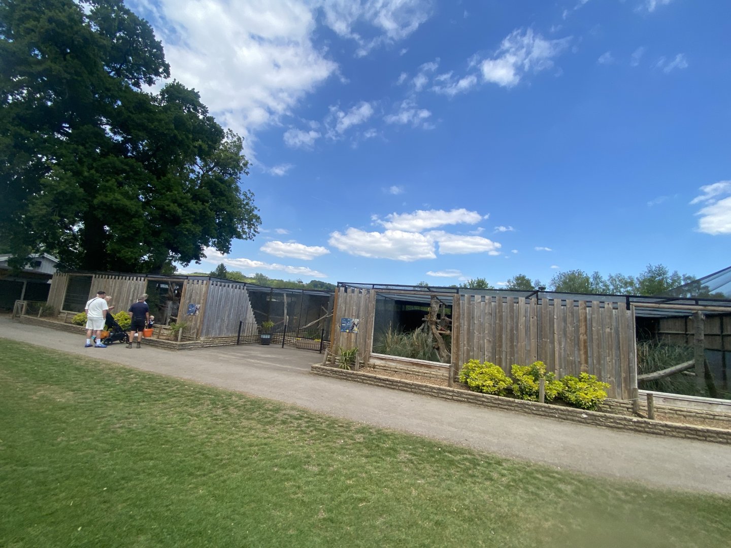 View towards Tayra enclosures 090525