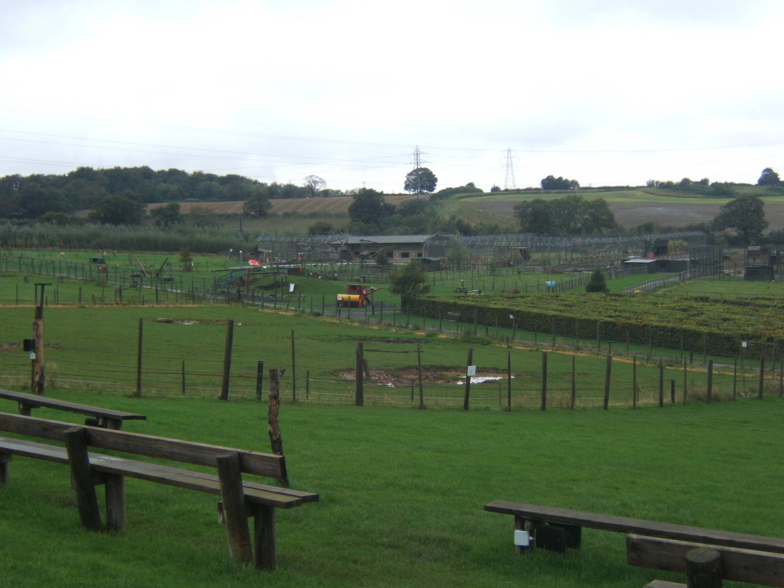 View towards the Big Cat Complex