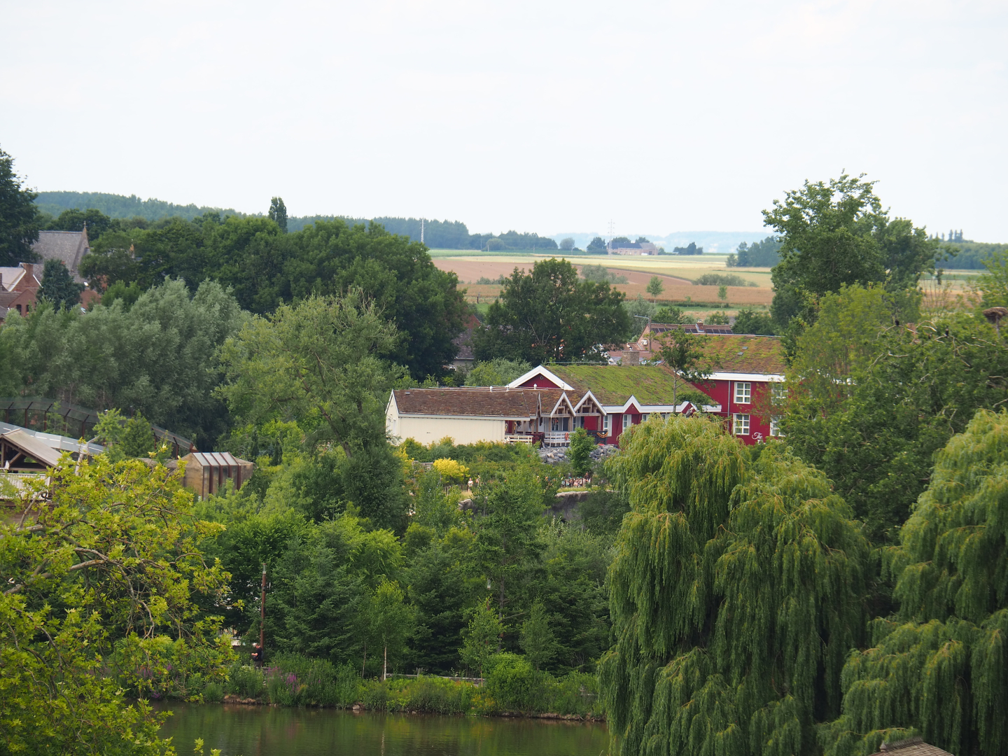 View towards The Last Frontier from the top of the Flower Temple, 2022-06-28