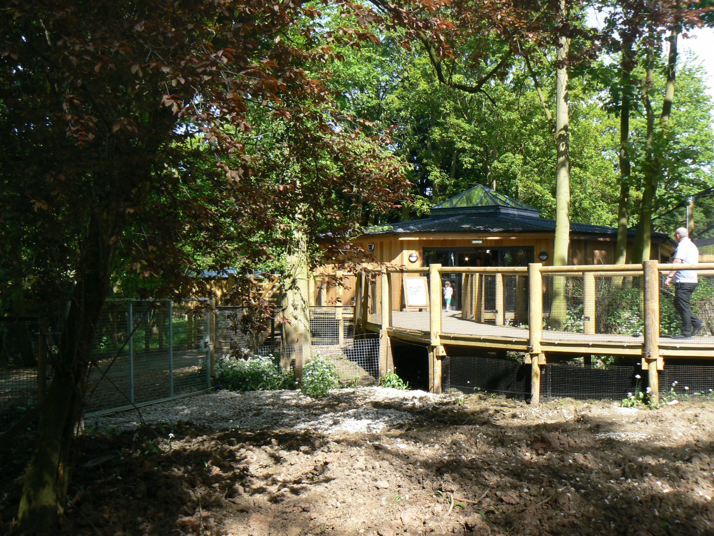 View towards the new shop from the entrance - 13 May 2018