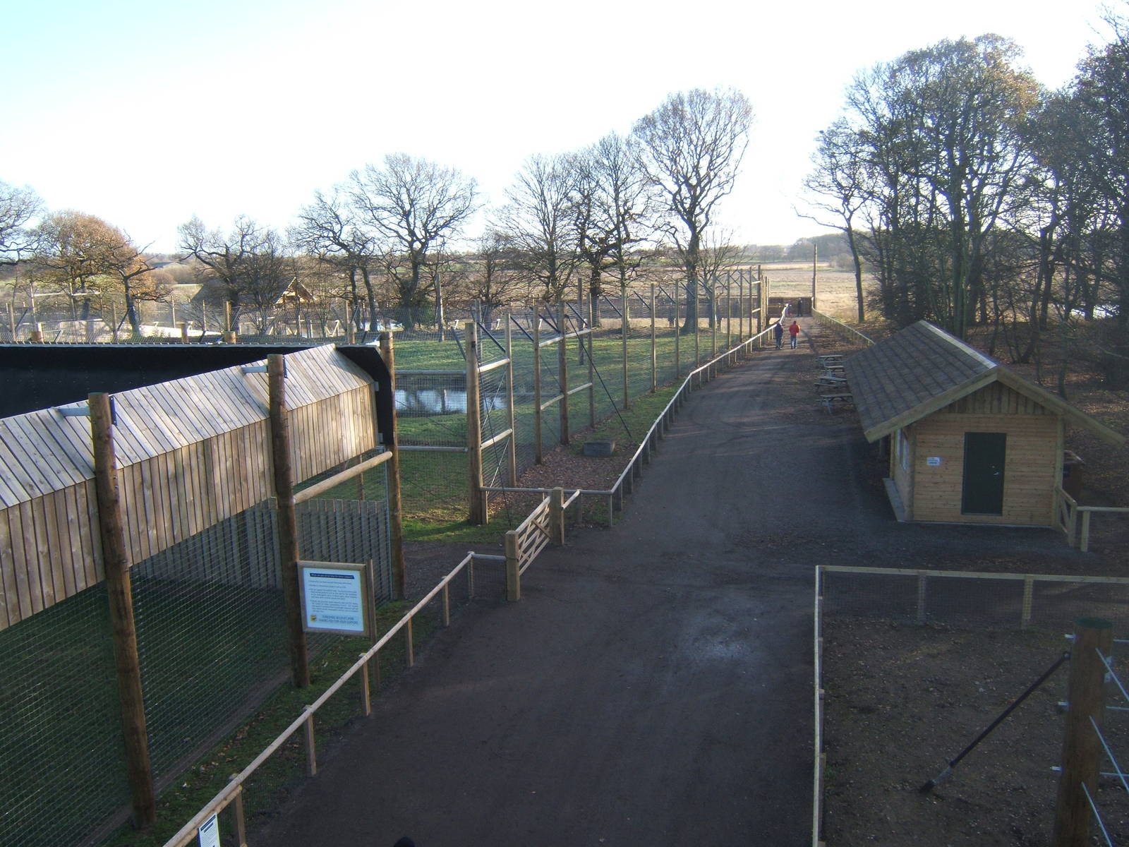 View towards the Tigers