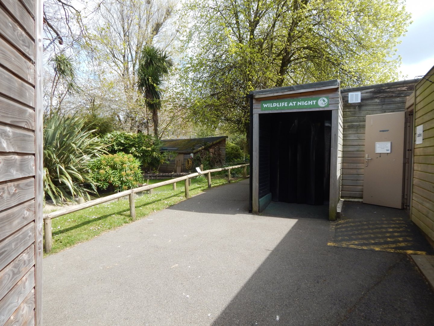 View towards Wildlife at Night exhibits 240424