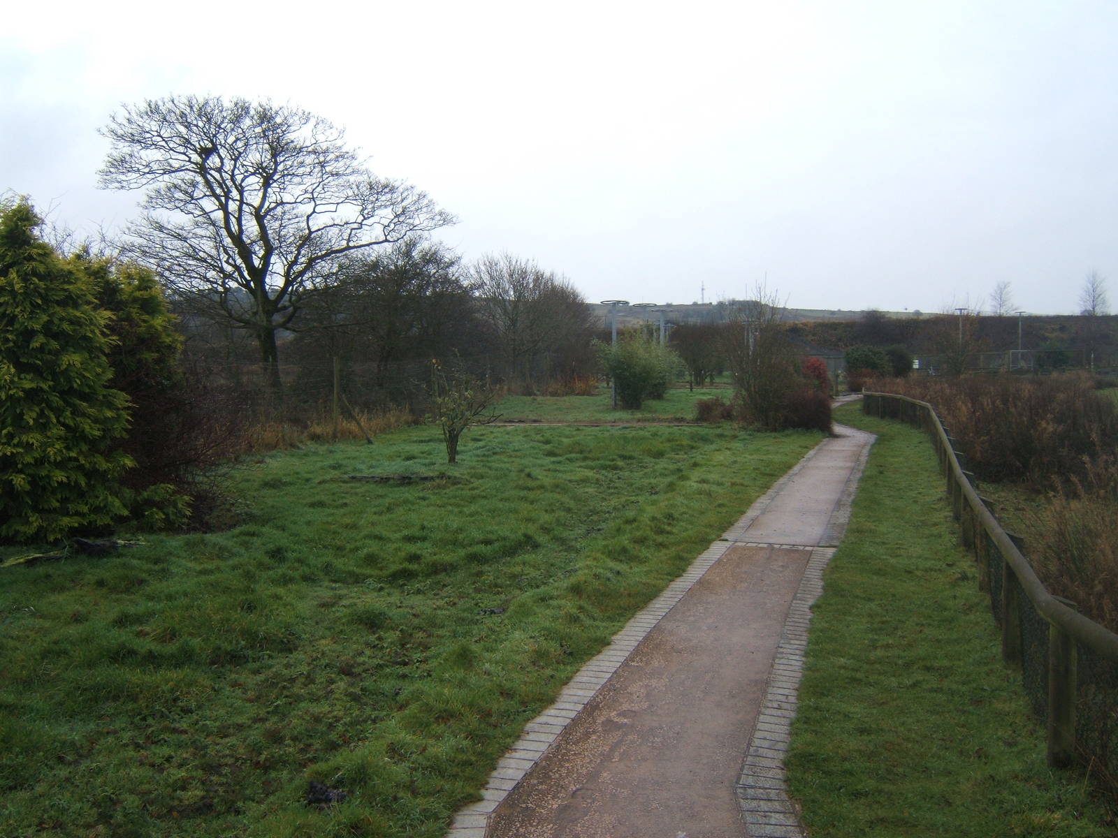 View up towards the Railway