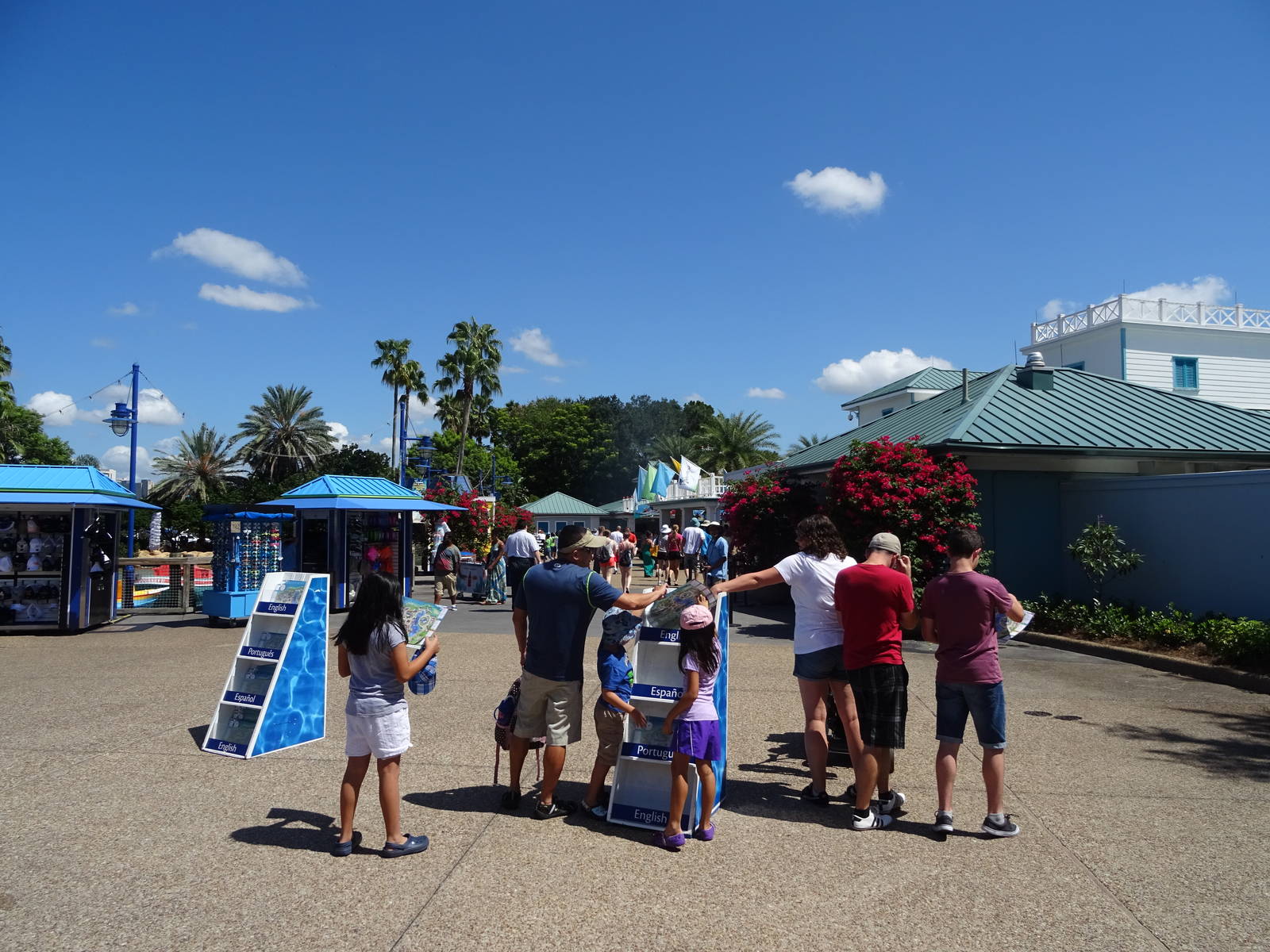 View Upon Entry at SeaWorld Orlando