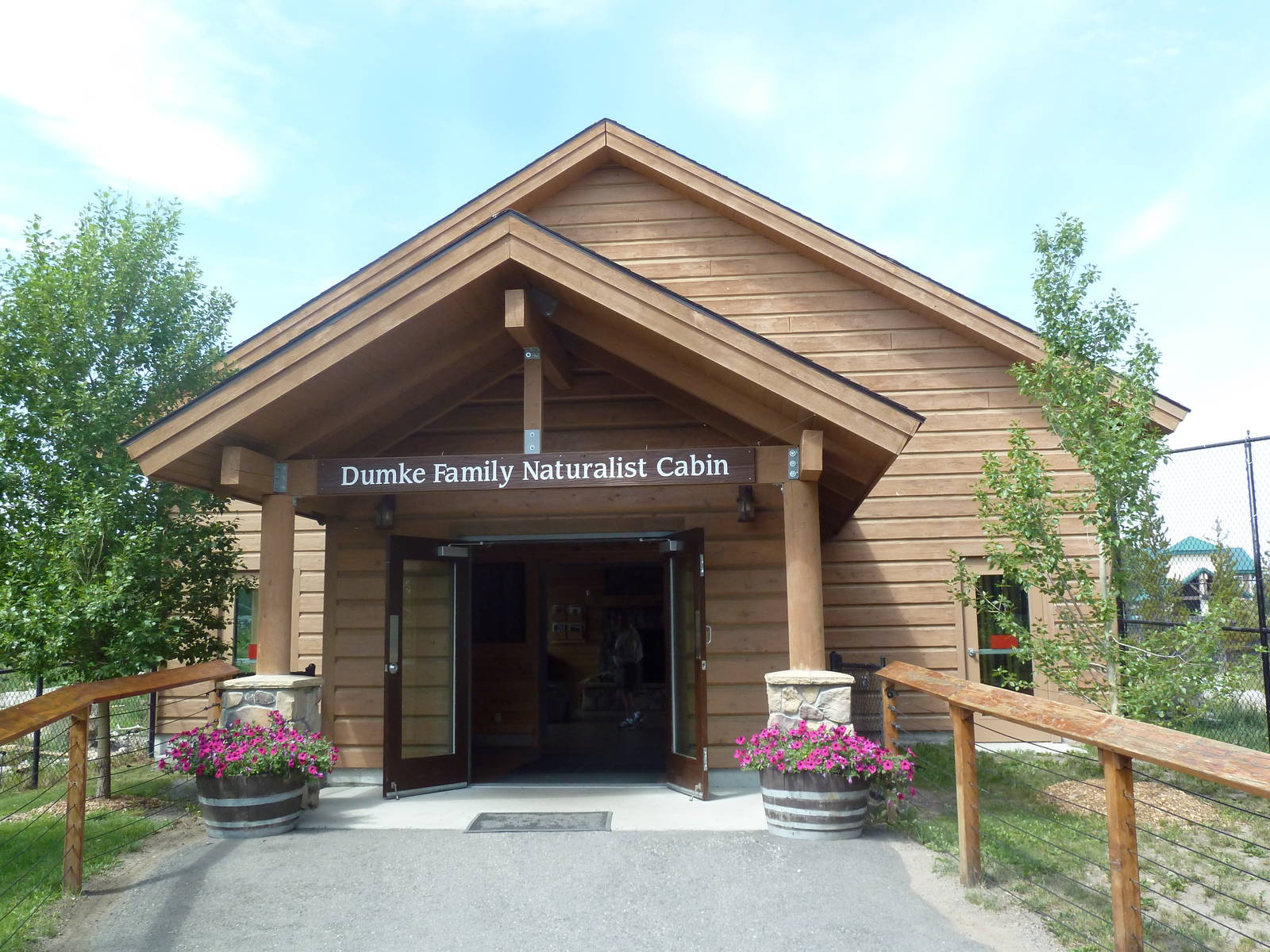 Viewing Shelter for Grey Wolf Exhibits #1 and #2