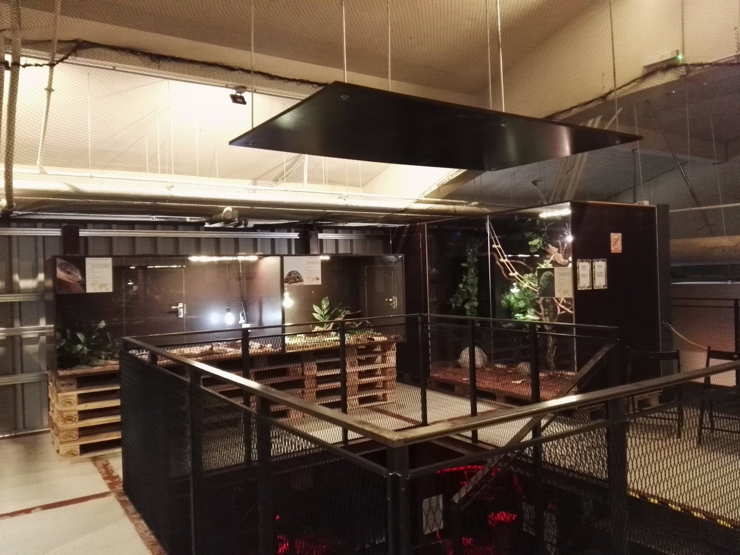 Vilnius Zoopark - terrariums section with nocturnal section downstairs