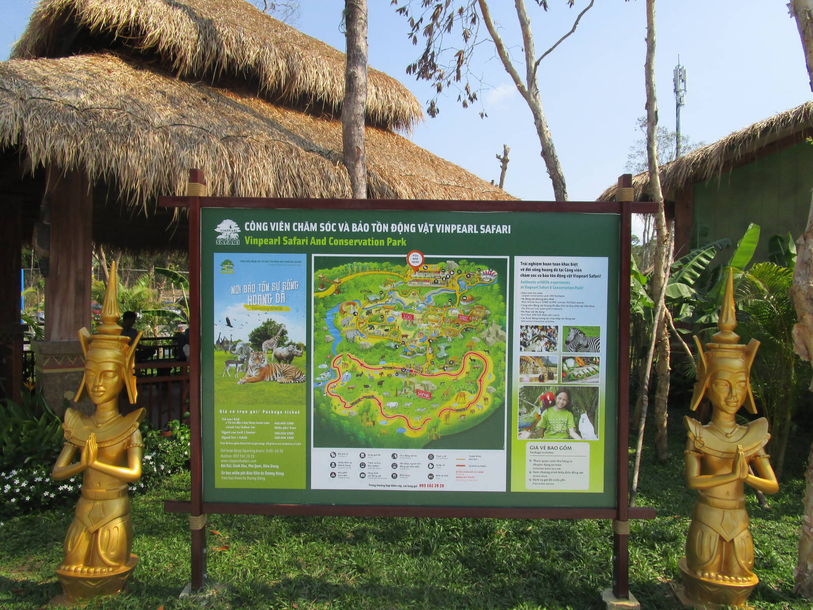 Vinpearl Safari - Park Map