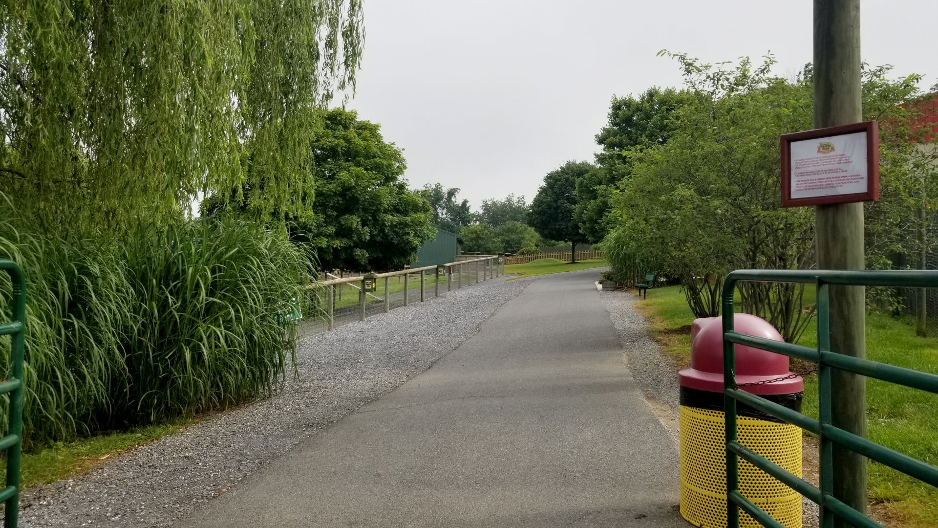Virginia Safari Park - Just inside entrance