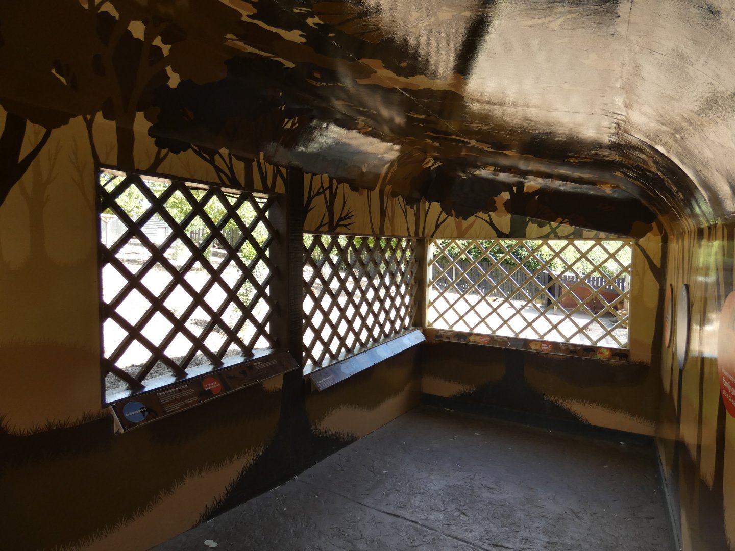 Visayan Warty Pig and Philippine Spotted Deer enclosure viewing area