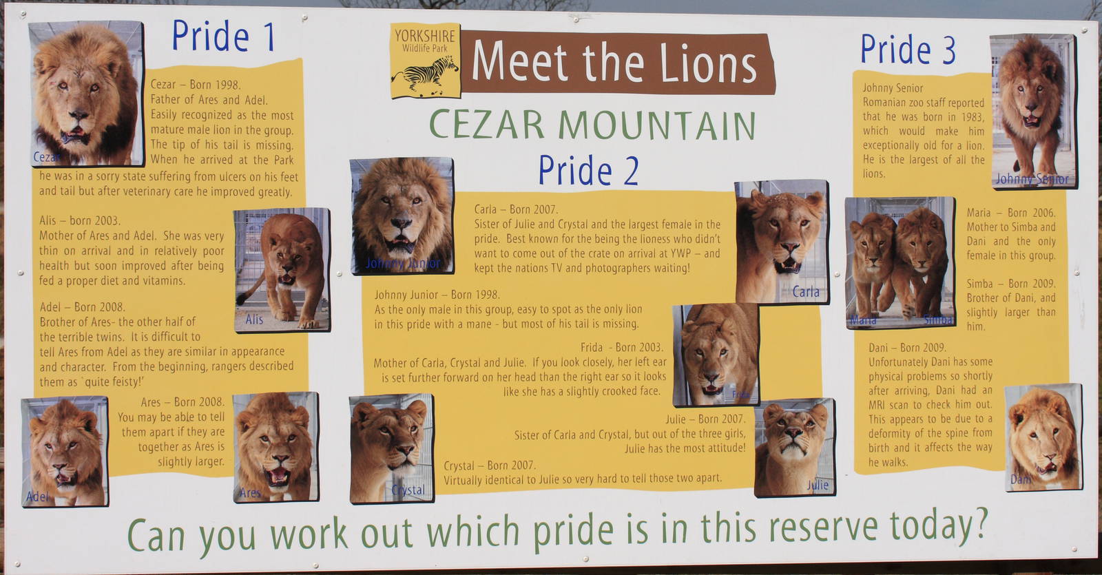 Visit 27th Sept 2011