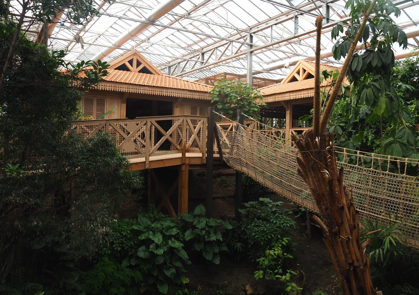 Visitor and viewing area buildings, 2022-07-03