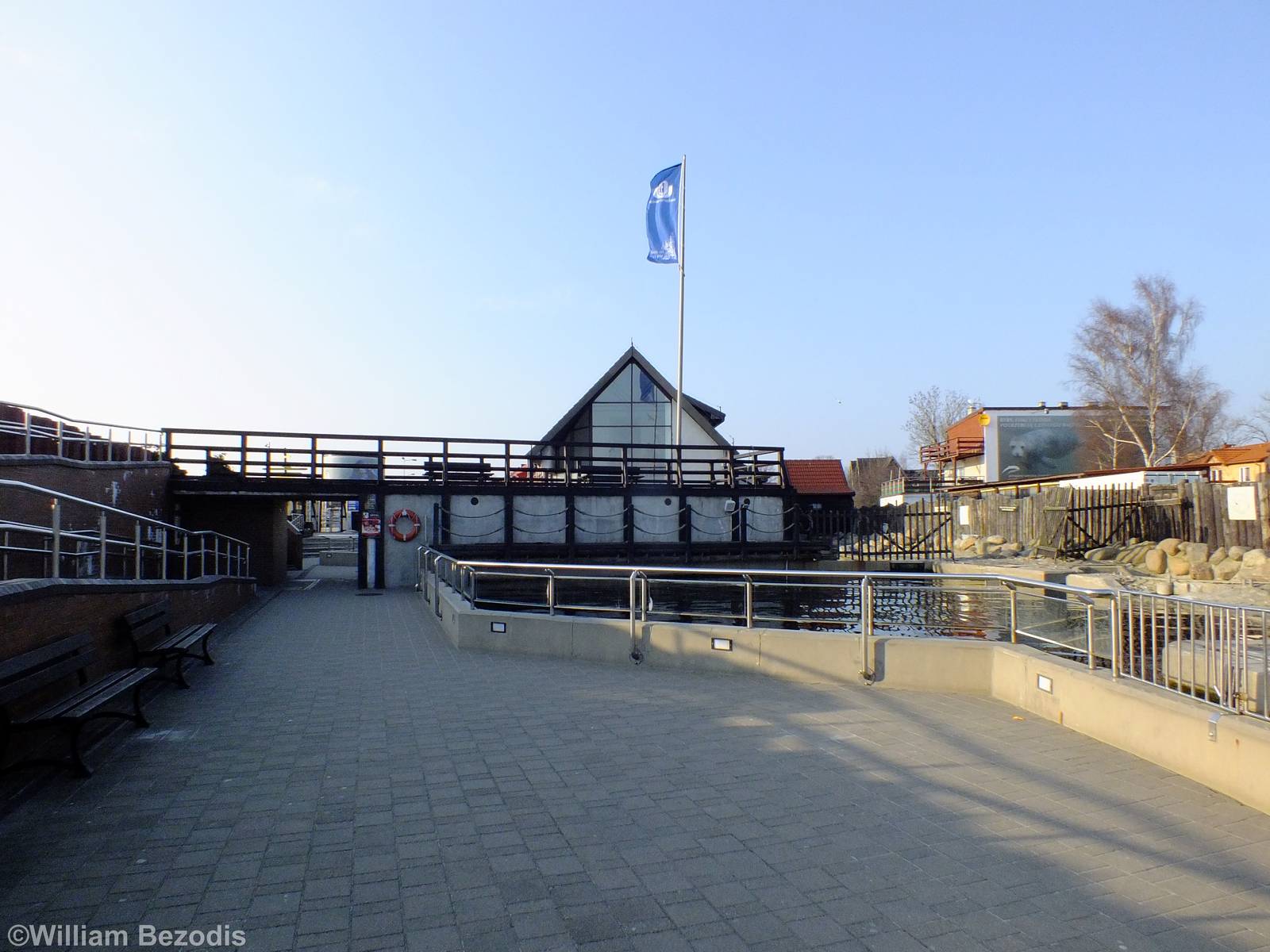 Visitor Area and Seal Pool on the Right - Hel Fokarium