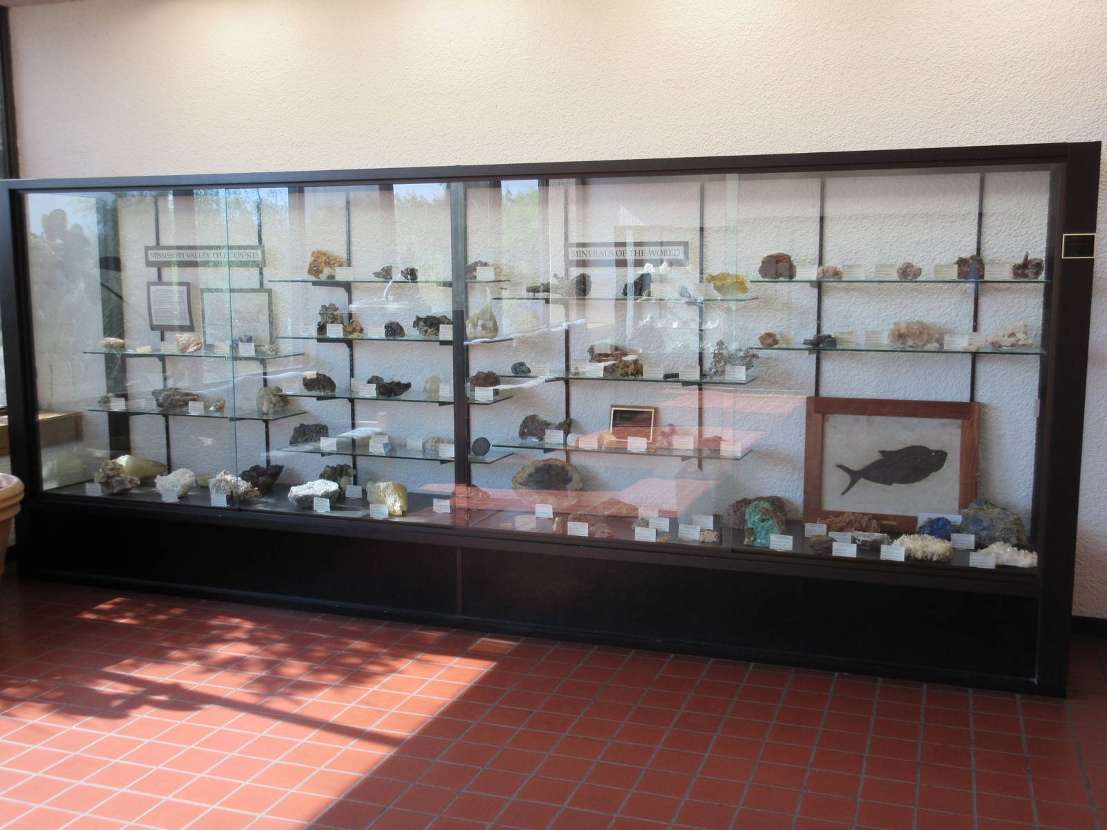 Visitor Center - Minerals of the World Display