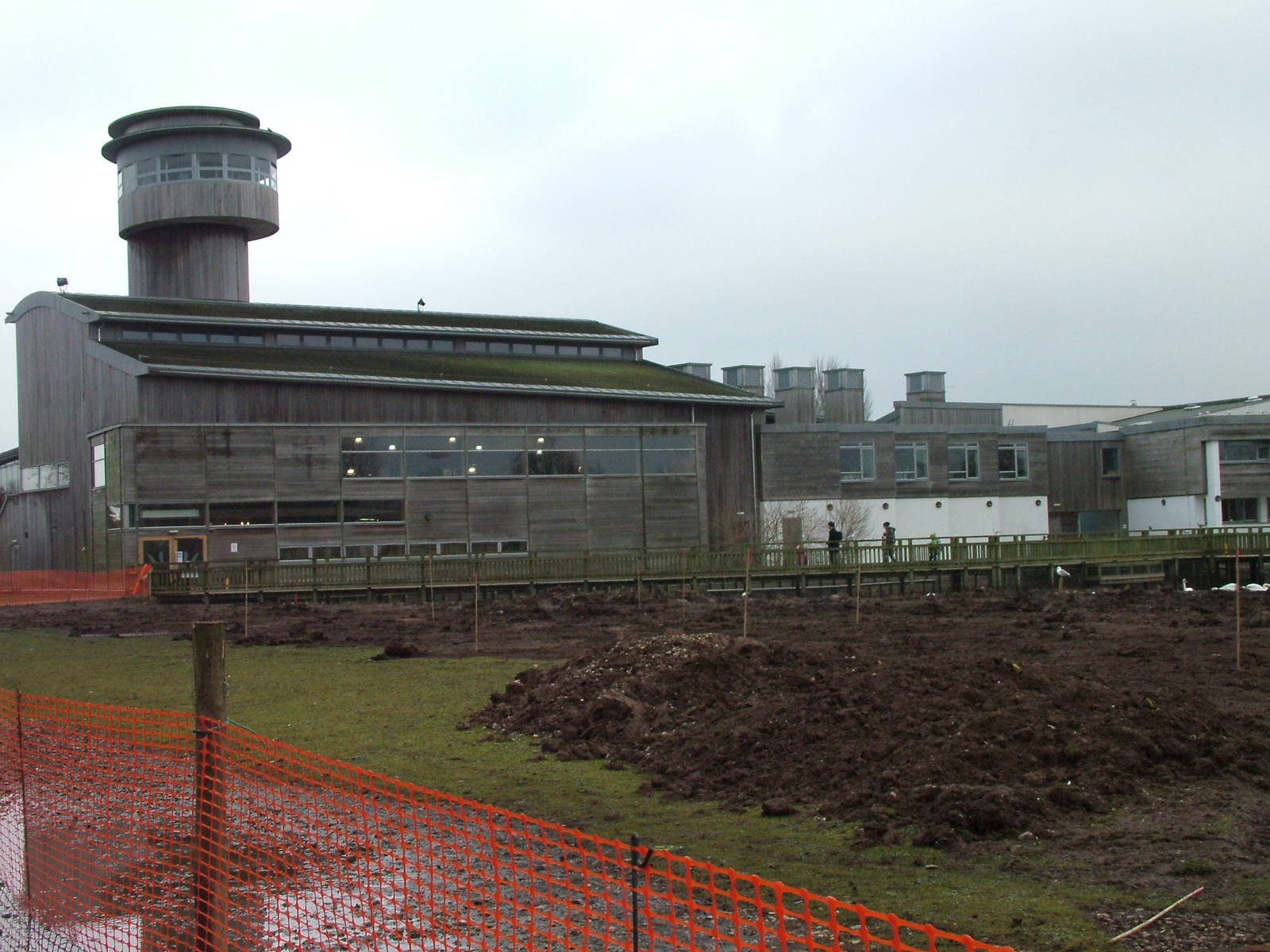 Visitor centre at Slimbridge 06/02/10