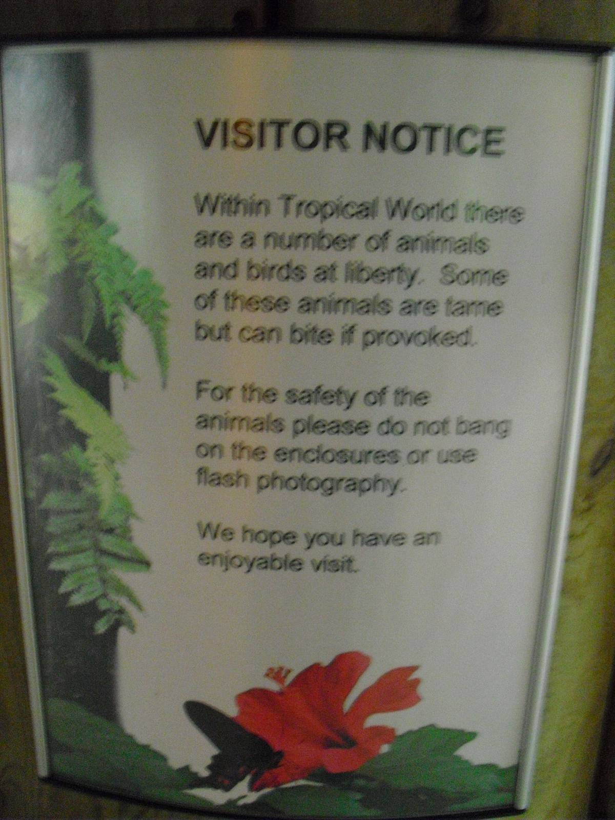 Visitor Notice - 12/10/2011