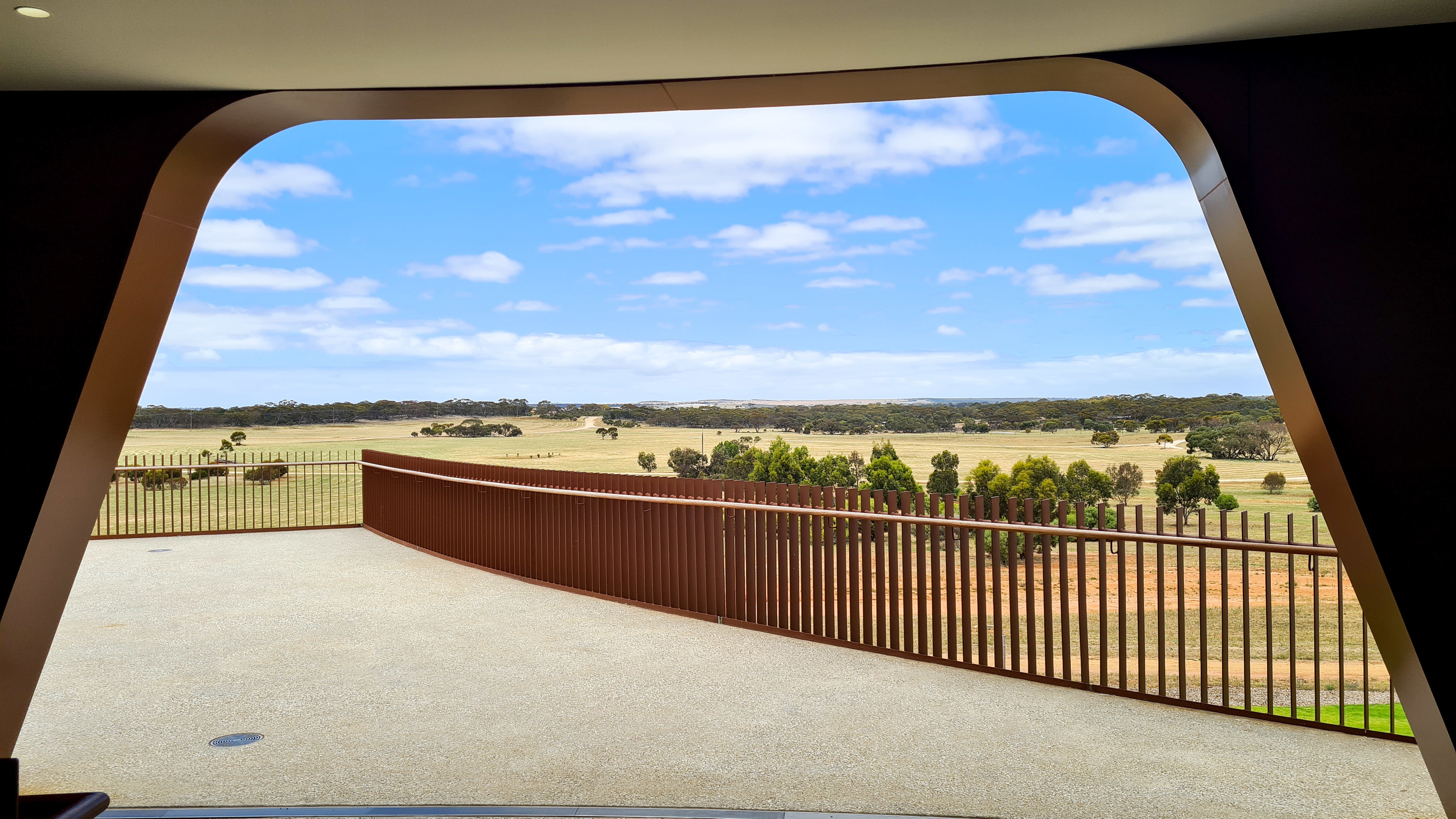 Visitors centre viewing platform