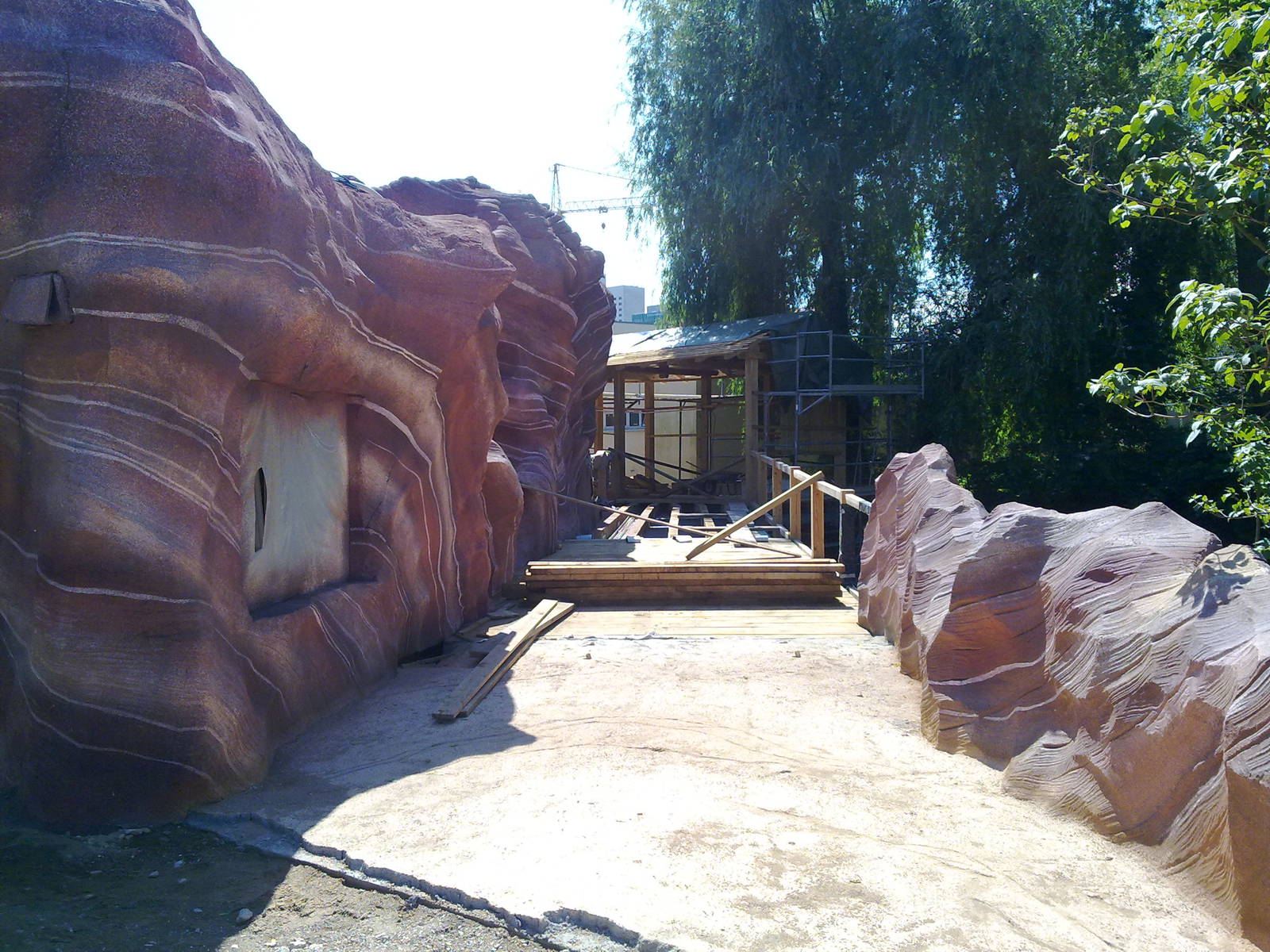 Visitors entrance, Gondwanaland, June 2011