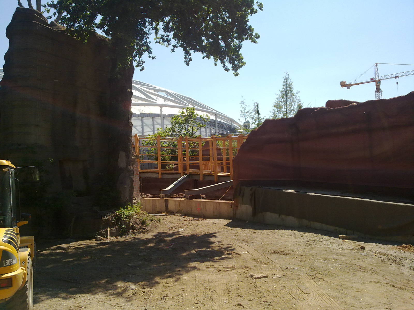 Visitors entrance, Gondwanaland, June 2011