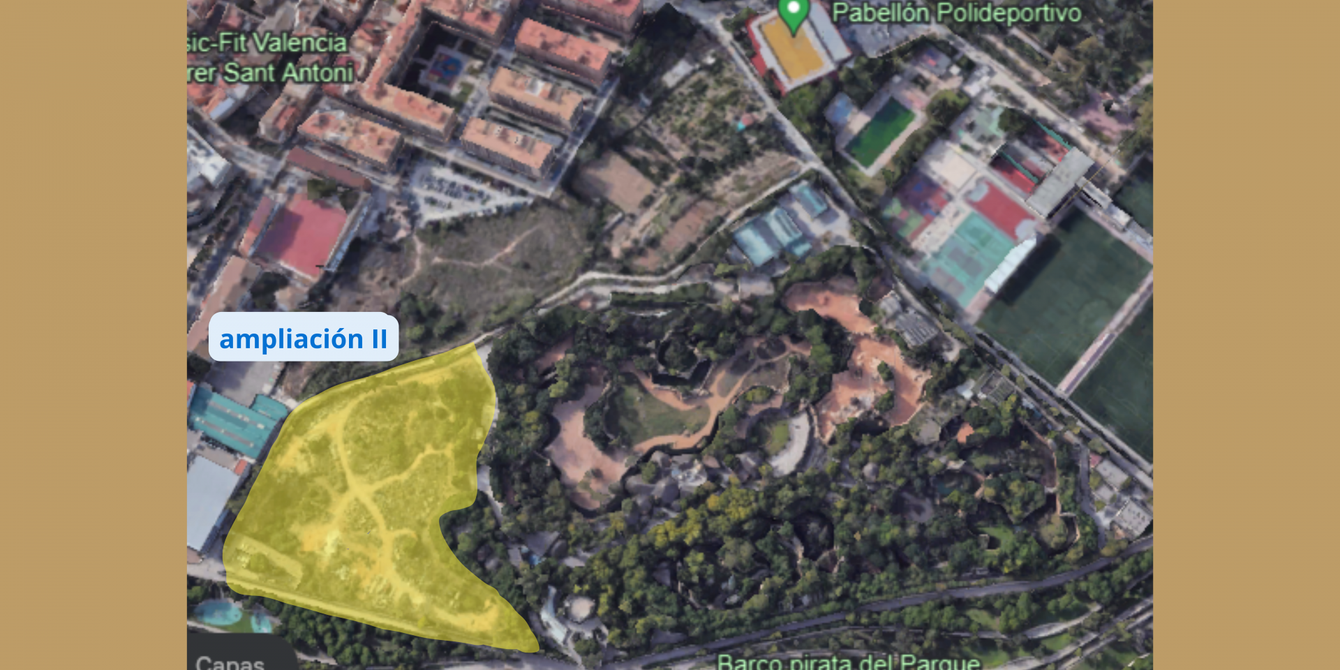 Vista Satélite Ampliación Ficticia II