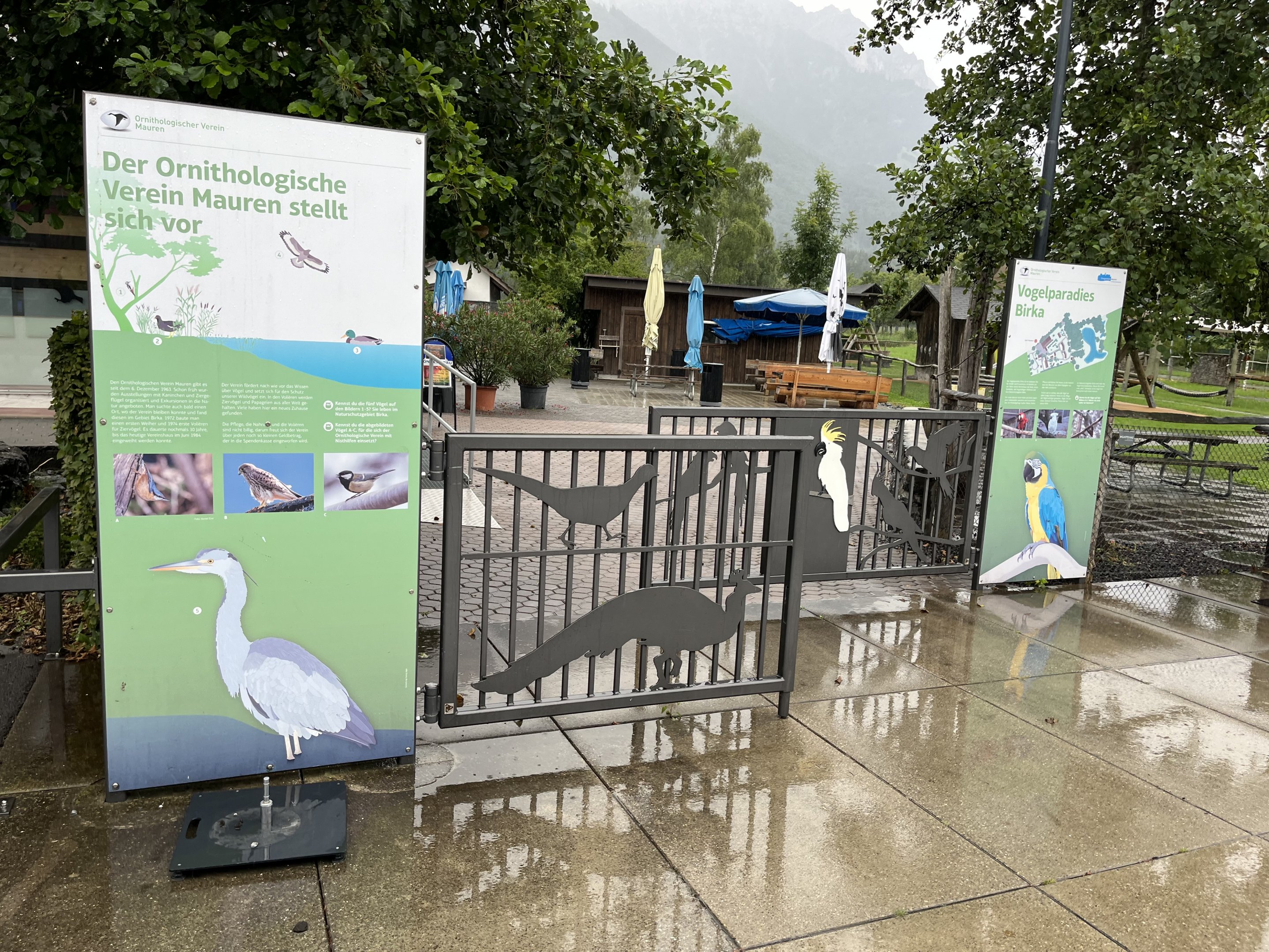 Vogelparadies Birka, Liechtenstein - Entrance