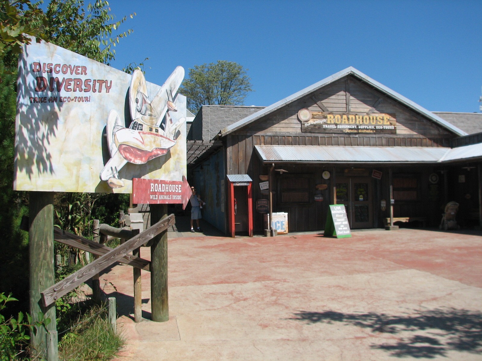 Voyage to Australia and the Islands - Roadhouse Exterior