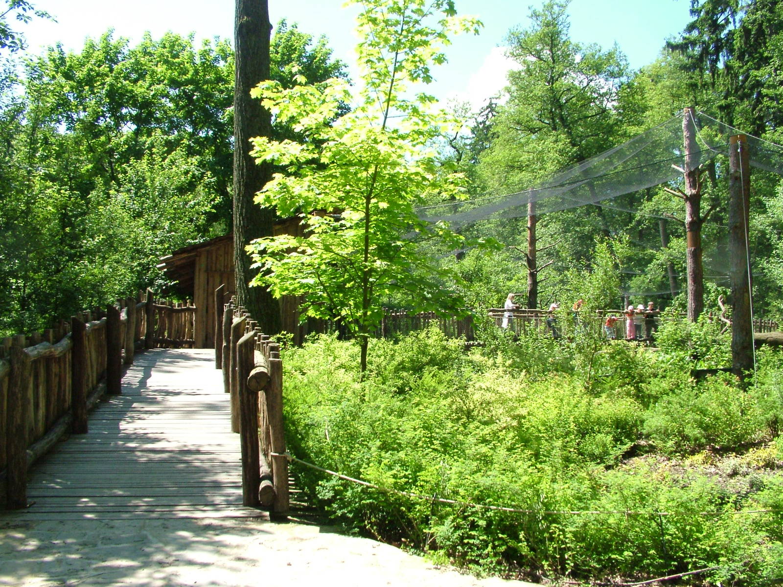 Vulture aviary entrance at Zlin, 28/05/10