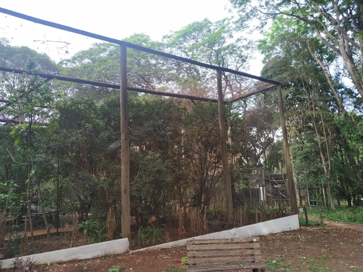 Walk-In Aviary Side View