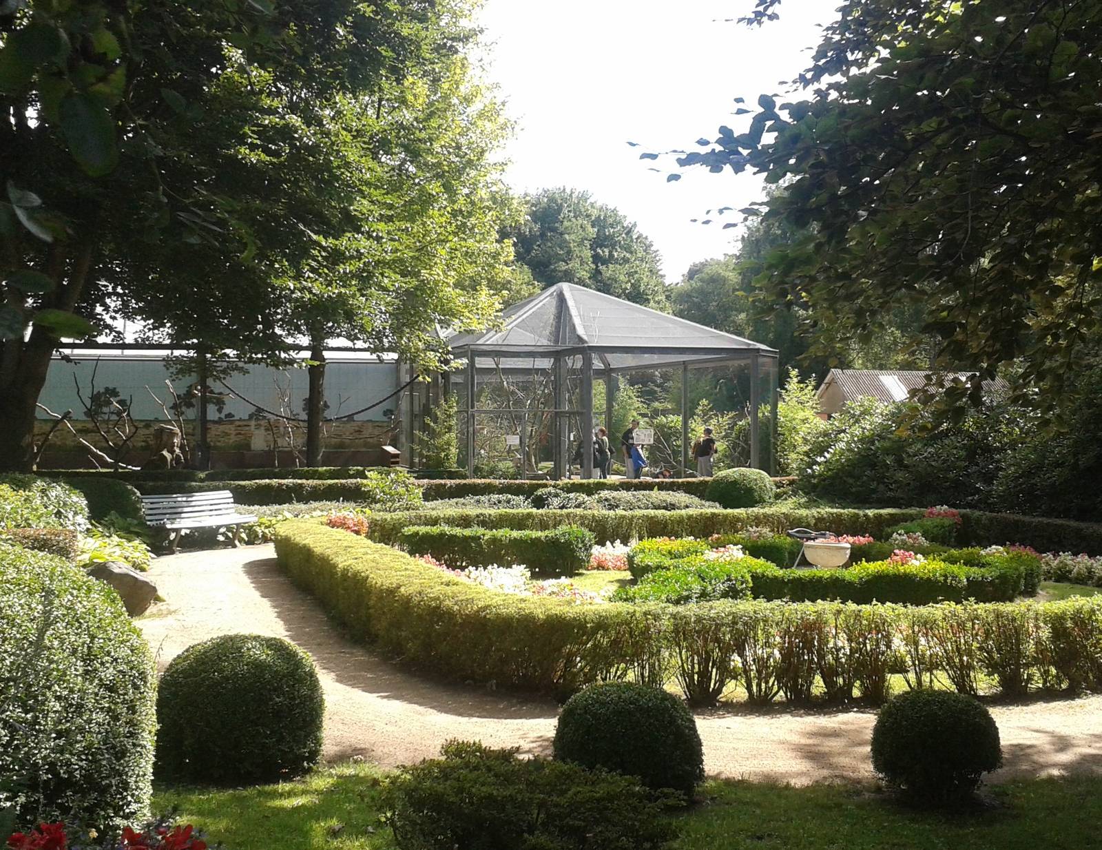 Walk-through aviaries