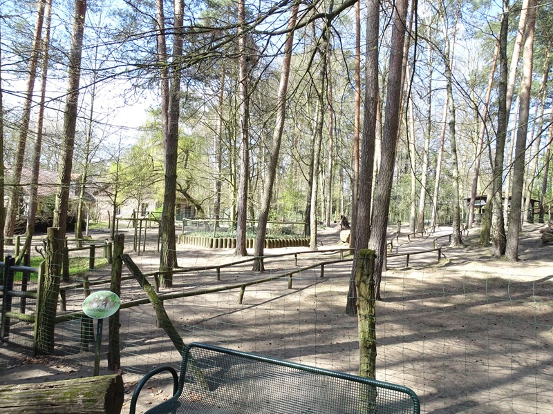 Walk-through enclosure for red-necked wallabies