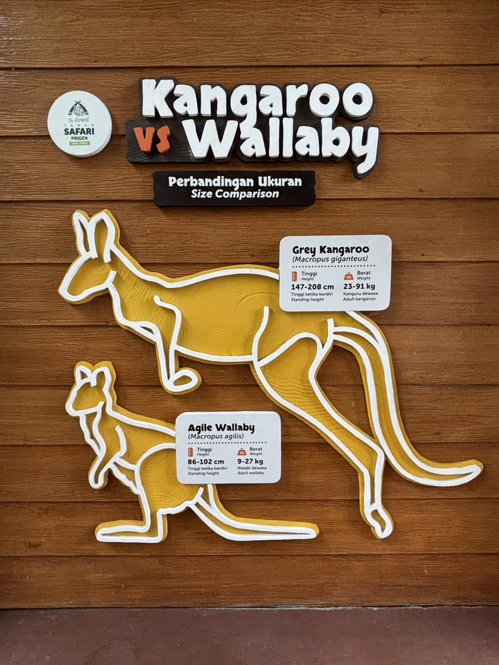 Walk-through Macropod Exhibit #2 Sign