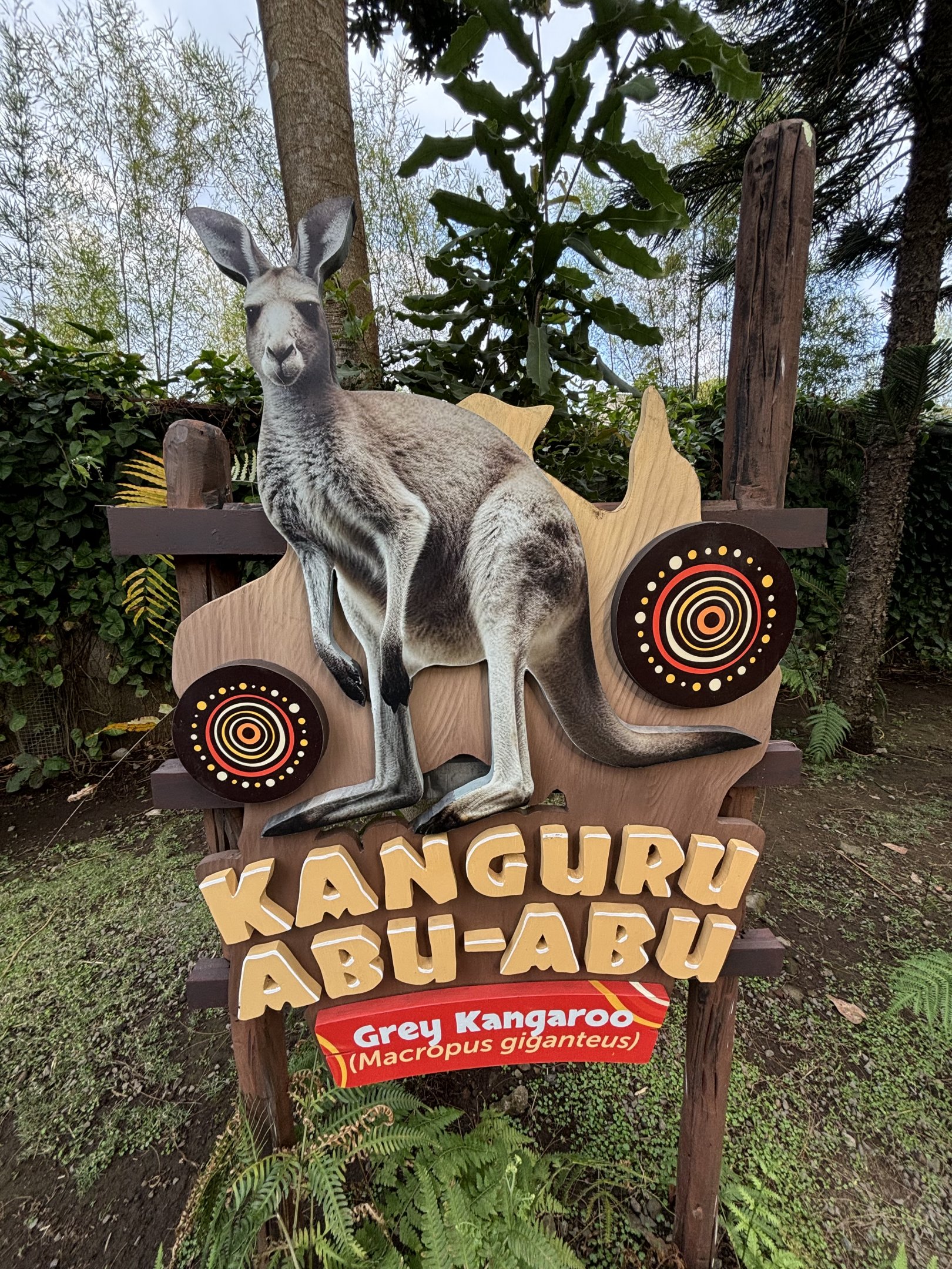 Walk-through Macropod Exhibit #2 Sign